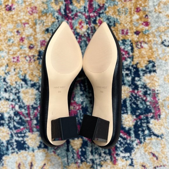 NIB Nine West Davida Block Heel Pumps - Picture 9 of 11